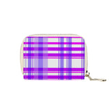 Tartan Zipper Card Holder