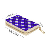Tartan Zipper Card Holder