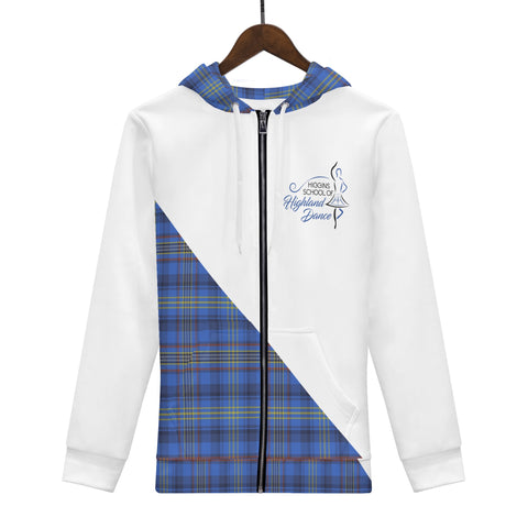 HIGGINS SCHOOL OF HIGHLAND DANCE Adult Zip Hoodie - Free p&p