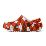 HD Red Heather Tartan - Kids Clog - FREE p&p Worldwide