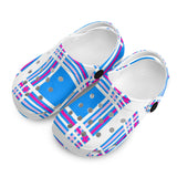 OB Tartan Kids Clog - FREE p&p Worldwide