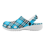 Women's Blue Tartan Soft Sandals - Free p&p Worldwide