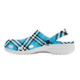 Women's Blue Tartan Soft Sandals - Free p&p Worldwide