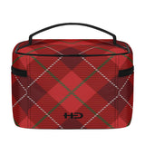 HD Tartan Leather Cosmetic Bag - Free p&p