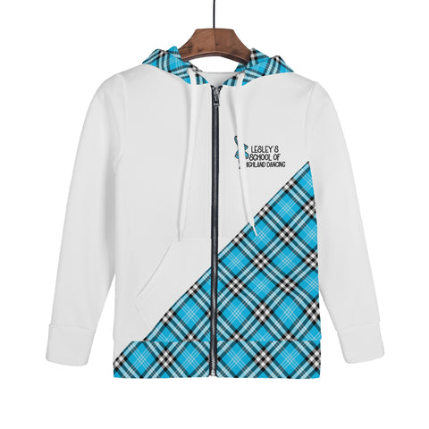 Kids (girl) - LESLEY'S SCHOOL OF HIGHLAND DANCING Zip Hoodie