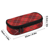 HD Tartan 3-Layer Pencil Case - FREE p&p Worldwide
