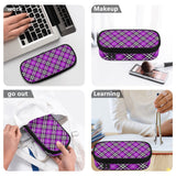 HD Tartan 3-Layer Pencil Case - FREE p&p Worldwide