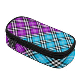 HD Tartan 3-Layer Pencil Case - FREE p&p Worldwide