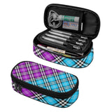 HD Tartan 3-Layer Pencil Case - FREE p&p Worldwide