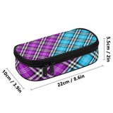 HD Tartan 3-Layer Pencil Case - FREE p&p Worldwide