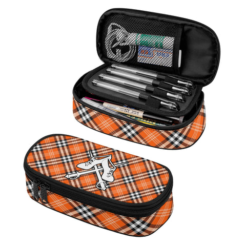 Tartan 3-Layer Pencil Case - FREE p&p