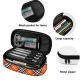 HD Tartan 3-Layer Pencil Case - FREE p&p Worldwide