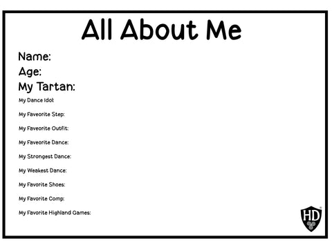 About Me #2 (Free Digital Download)