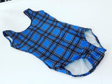 Tartan Lycra Leotard - Kids