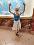 Tartan Lycra Leotard - Kids