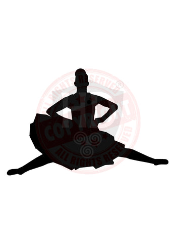 Denni Carter - Girl Decal - A4 sheet