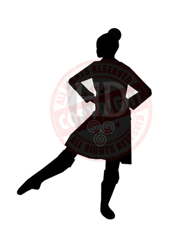 Dancer Ambassador Eilidh Gammons #2 - Girl Decal - A4 sheet