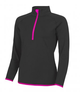Cool 1/2 Zip Sweat Top - Ladies