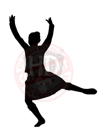 Olivia Knight #1 - Girl Decal - A4 Sheet