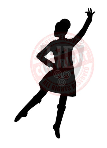 Dancer - Sandra Carnegie - Girl Decal - A4 sheet