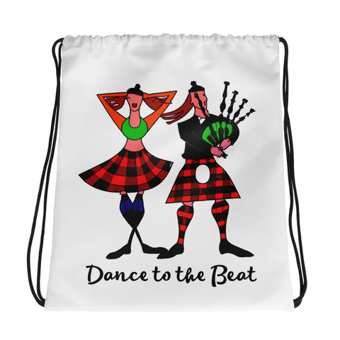 Dance to the Beat Drawstring bag #1