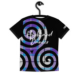 Tartan Swirl Youth crew neck t-shirt #2