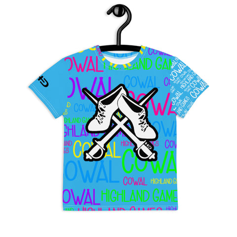 COWAL HIGHLAND DANCE YOUTH CREW NECK T-SHIRT #4 - FREE p&p Worldwide