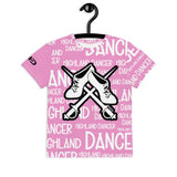 Highland Dancer Tee Youth crew neck t-shirt #5