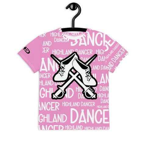 Highland Dancer Tee Youth crew neck t-shirt #5