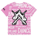 Highland Dancer Tee Youth crew neck t-shirt #5