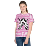 Highland Dancer Tee Youth crew neck t-shirt #5