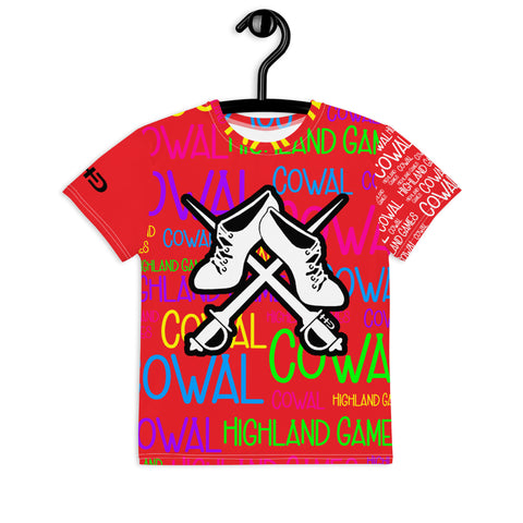 COWAL HIGHLAND DANCE YOUTH CREW NECK T-SHIRT #5 - FREE p&p Worldwide