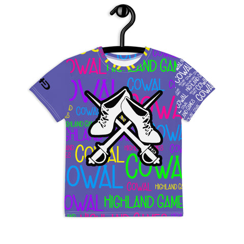 COWAL HIGHLAND DANCE YOUTH CREW NECK T-SHIRT #6 - FREE p&p Worldwide