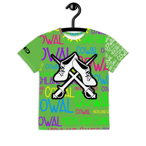 COWAL HIGHLAND DANCE YOUTH CREW NECK T-SHIRT #7 - FREE p&p Worldwide