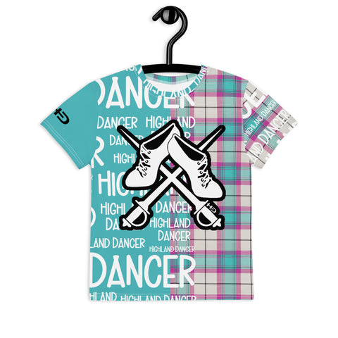 Highland Dancer Tee Youth crew neck t-shirt #5