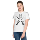 Leap with Swords youth crew neck T-shirt #2A - FREE p&p Worldwide