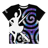 Tartan Swirl Youth crew neck t-shirt #2
