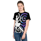 Tartan Swirl Youth crew neck t-shirt #2