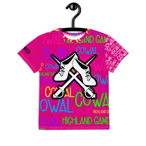 Cowal Highland Dance Youth crew neck t-shirt #3 - FREE p&p Worldwide