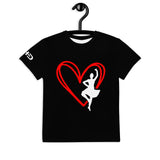 Heart Fling Youth crew neck t-shirt #2