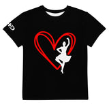 Heart Fling Youth crew neck t-shirt #2