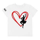 Heart Fling Youth crew neck t-shirt