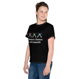 Beware I Dance with Swords Youth crew neck t-shirt #2