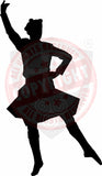 Male Highland Dancer Decal #5 - A4 Sheet