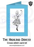 Cross Stitch Greeting Card Kit - Girl Dancer #1 - FREE p&p