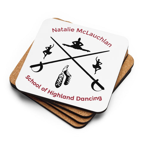 NATALIE MCLAUCHLAN Cork-back coaster