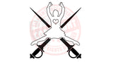 Girl Dancer and Swords Decal #4 - A4 sheet