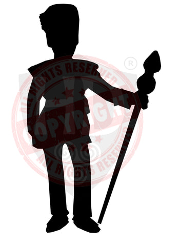 Drum Major Decal #3 - A4 sheet