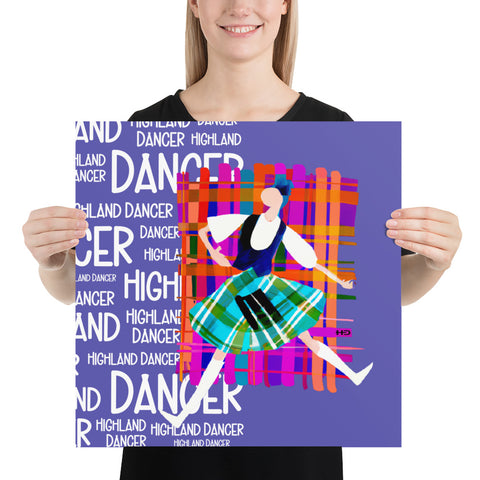Highland Dancer Poster #2