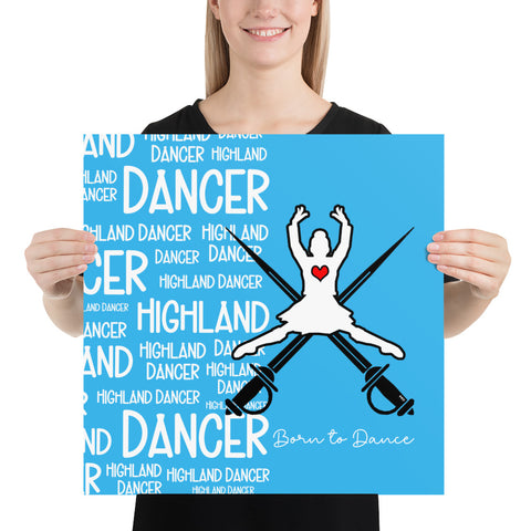 Highland Dancer Poster #1b